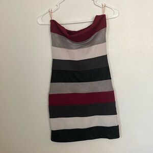 Strapless bodycon dress